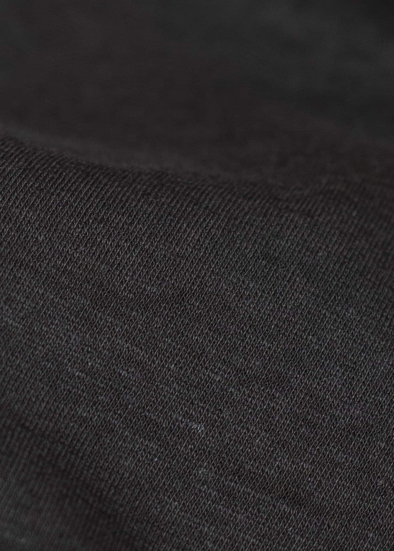 JAN-JAN VAN ESSCHE TEE#86-ORGANIC COTTON LINEN EGGPLANT Short Sleeve Crew Neck Tee Organic Cotton Linen Eggplant