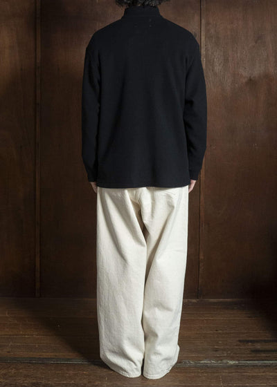 YOKO SAKAMOTO YS-26AW-87-BLACK Harf Zip Pullover BLACK