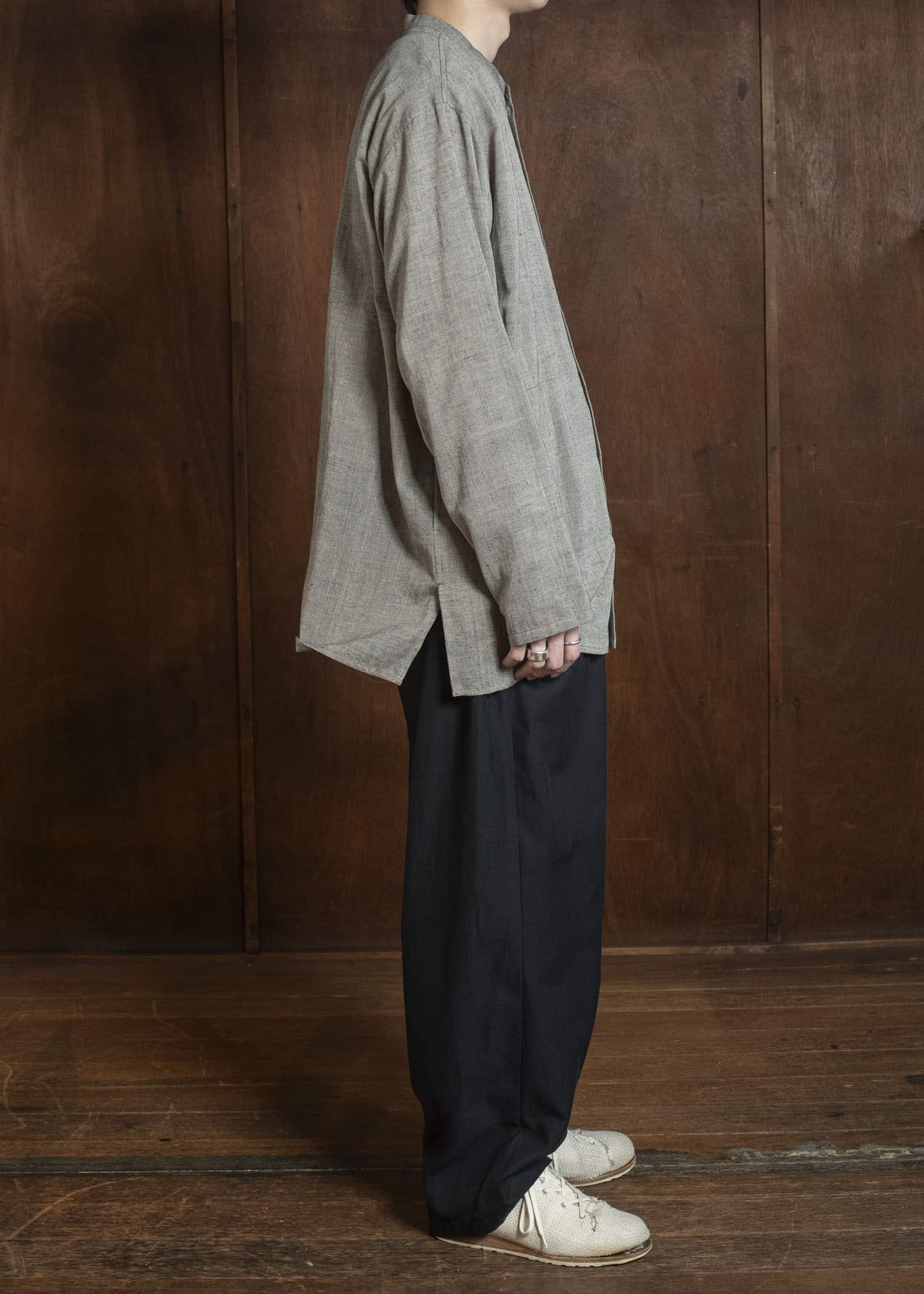 YOKO SAKAMOTO YS-26SS-51-BLACK Relax Easy Pants BLACK