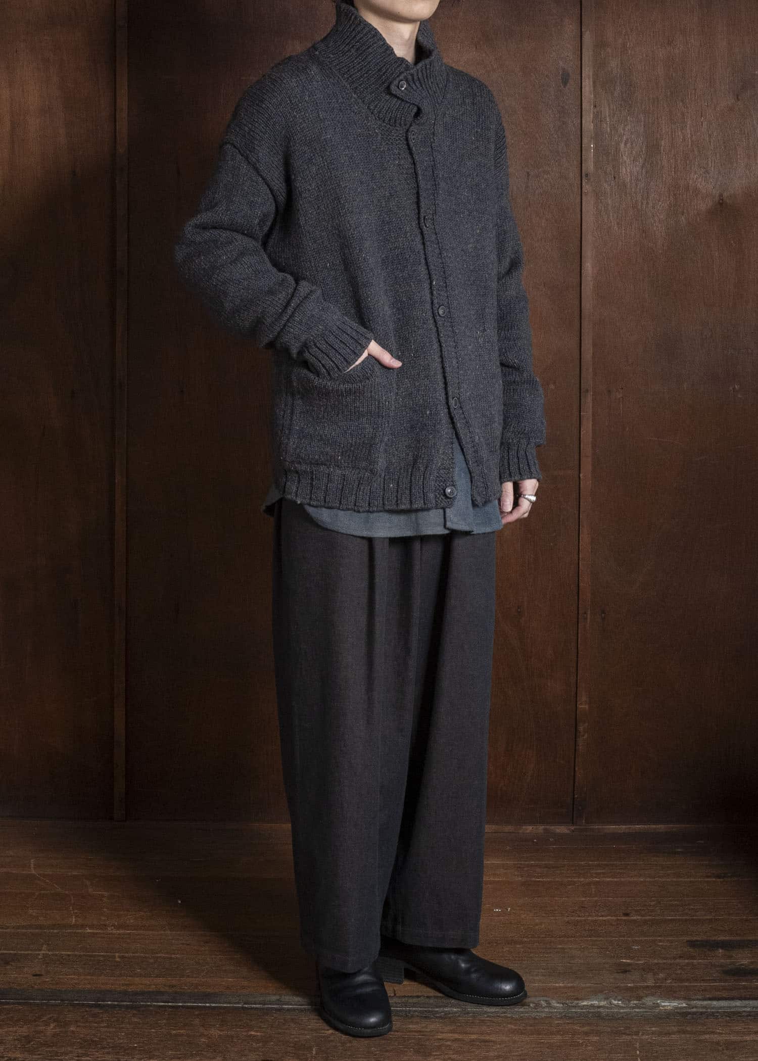 MARK.S MS0083 HAND KNIT CARDIGAN KASURI