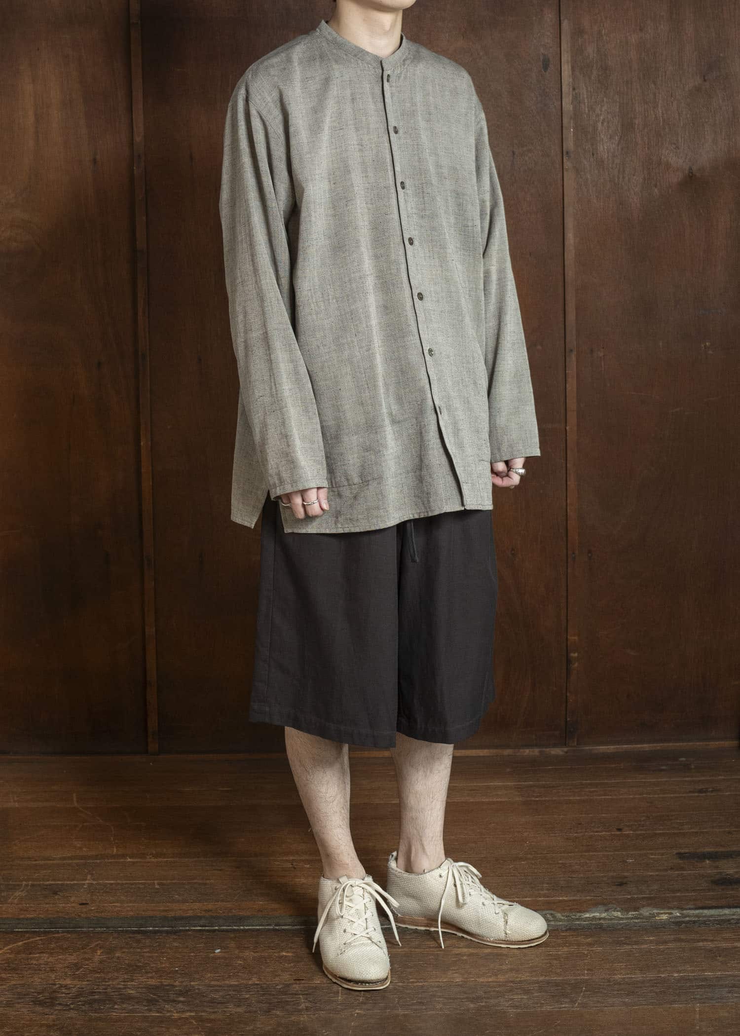 YOKO SAKAMOTO YS-26SS-52-BROWN Relax Easy Shorts BROWN