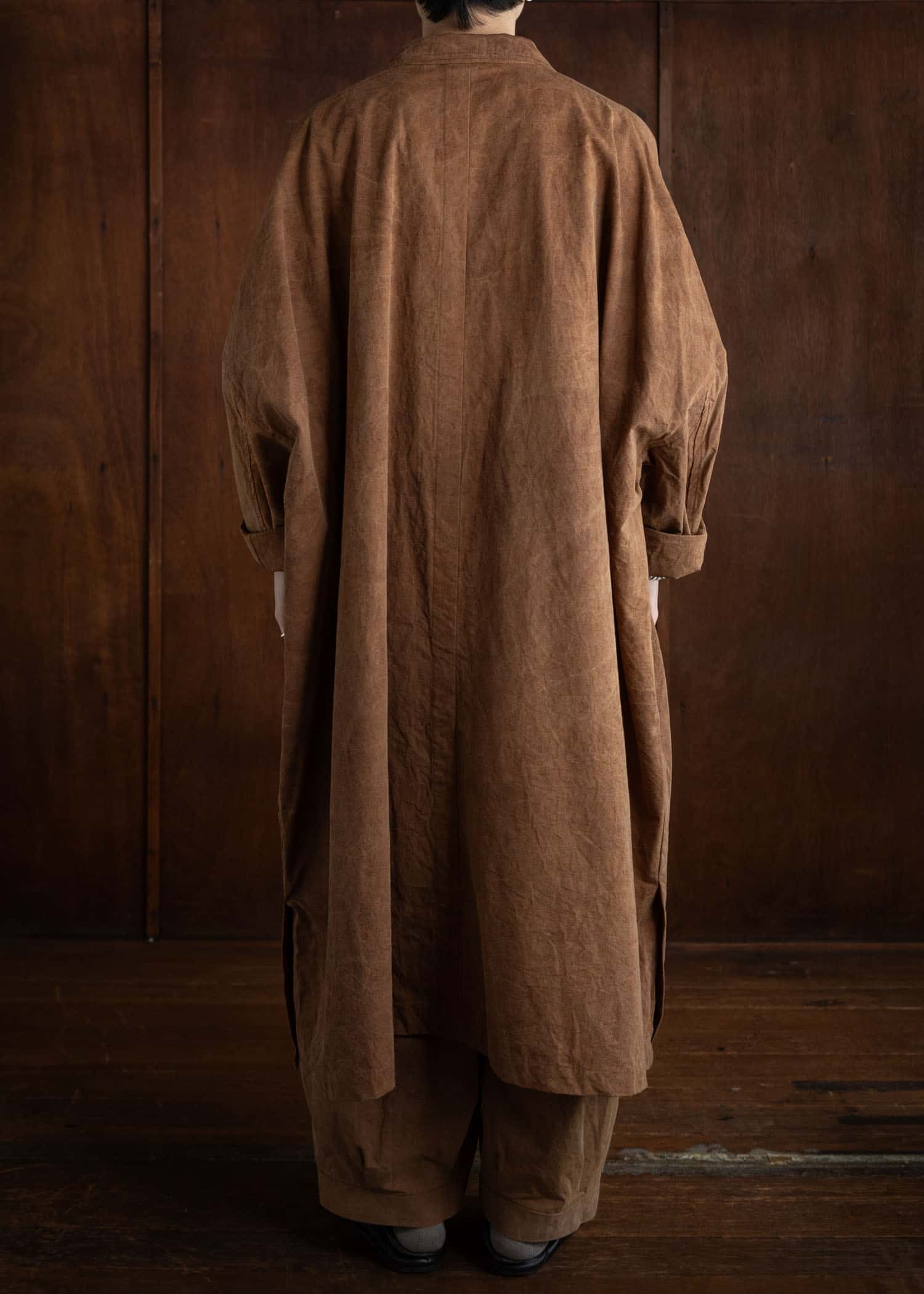 KLASICA CT30 (ND ver.) “ Wide Cut Vintage Work Coat ” / KakiShibu Brown