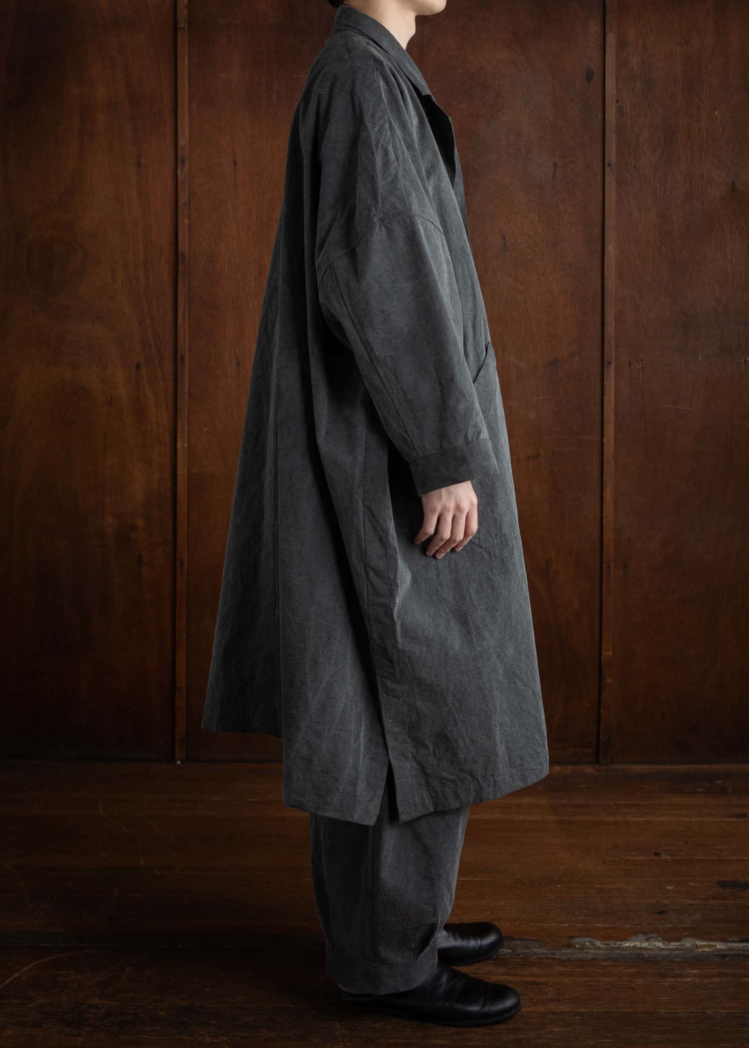 KLASICA Tucked x2 Trousers / Sumi Black