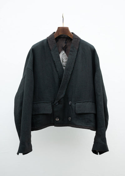 ZIGGY CHEN DOUBLE BREASTED KIMONO JACKET