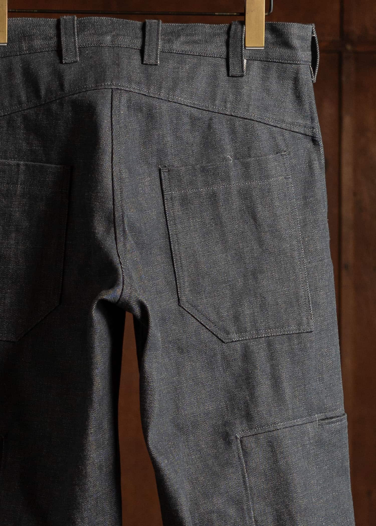 OPPOSE DUALITY 8Pocket Panel Denim Trouser OD3003TRS-24SS Blue Gray