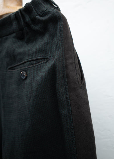 ZIGGY CHEN FRONT PLEATS WIDE TROUSERS