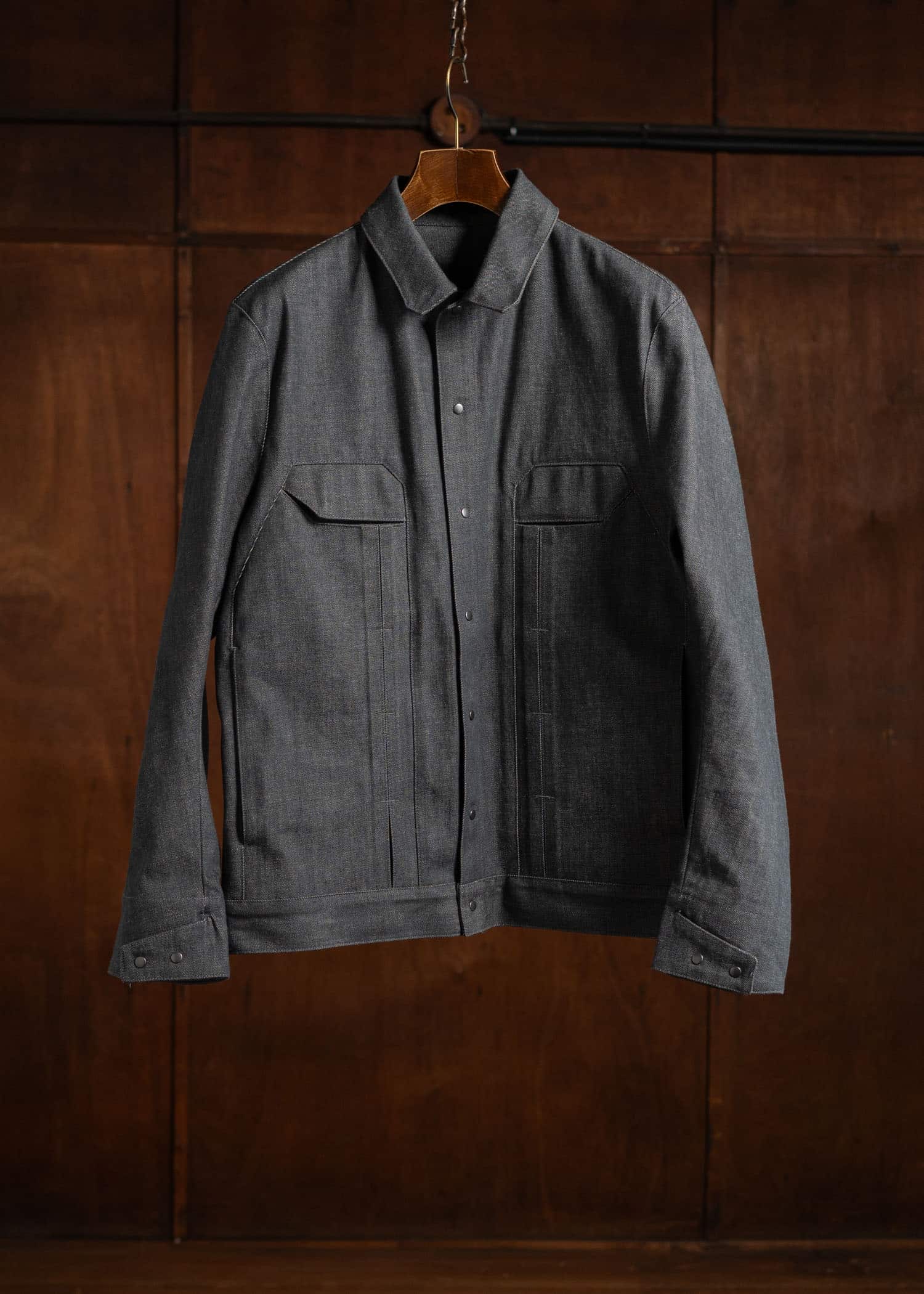 OPPOSE DUALITY 6Pocket Panel Denim Jacket OD1001JKT-24SS Blue Gray