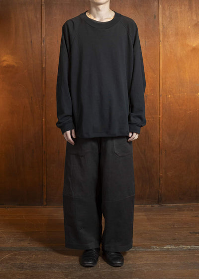 JAN-JAN VAN ESSCHE SWEAT#63 -ORG. CO LI SWEAT SUMMER Crewneck Raglan Sweat Org. Co Li Sweat Summer