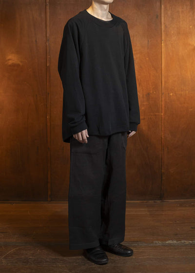 JAN-JAN VAN ESSCHE SWEAT#63 -ORG. CO LI SWEAT SUMMER Crewneck Raglan Sweat Org. Co Li Sweat Summer