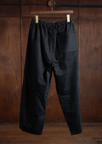 YOKO SAKAMOTO Letaher Wide Pants Black-Nu YS-24AW-11-Black-Nu