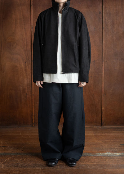 YOKO SAKAMOTO Letaher Riders Jacket Black-Nu YS-24AW-09-Black-Nu