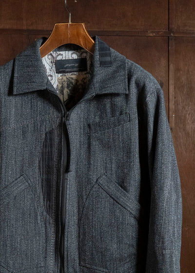 Professor.E REWORKED COACH JKT GREY 26FW-PE-JKT-05