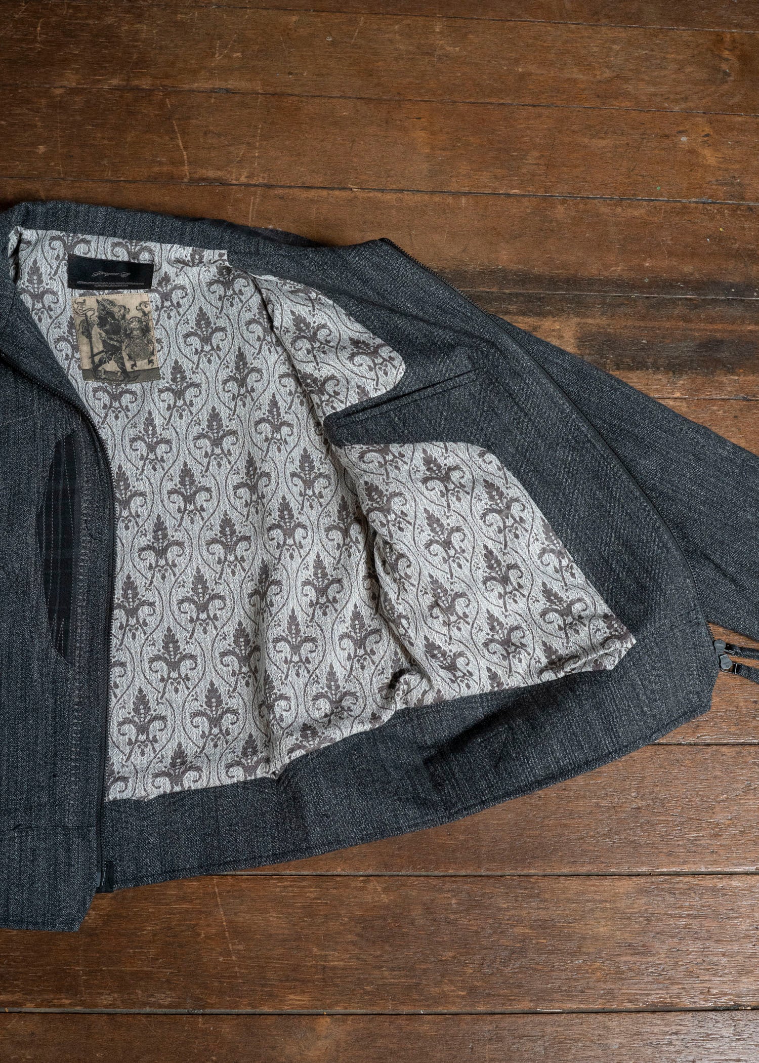 Professor.E REWORKED COACH JKT GREY 26FW-PE-JKT-05