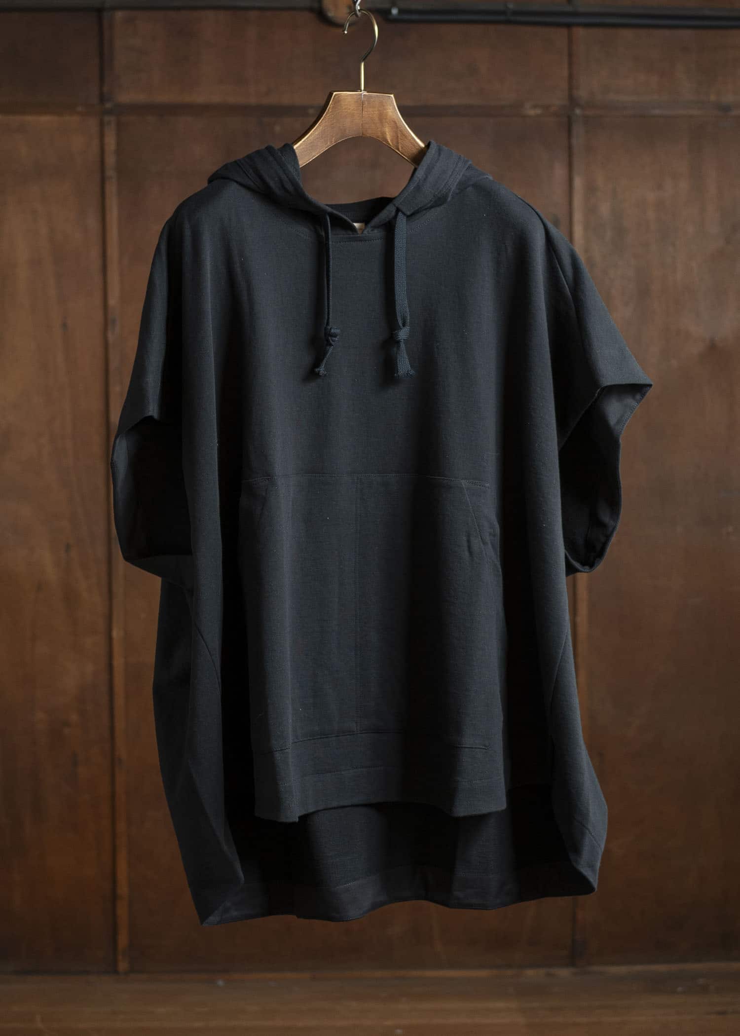 JAN-JAN VAN ESSCHE SWEAT#64-ORG. CO LI SWEAT SUMMER Oversized Sleeveless Hooded Sweat Org. Co Li Sweat Summer