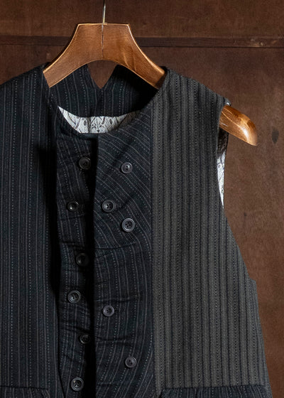 Professor.E E WAISTCOAT STRIPE 26FW-PE-VST-01
