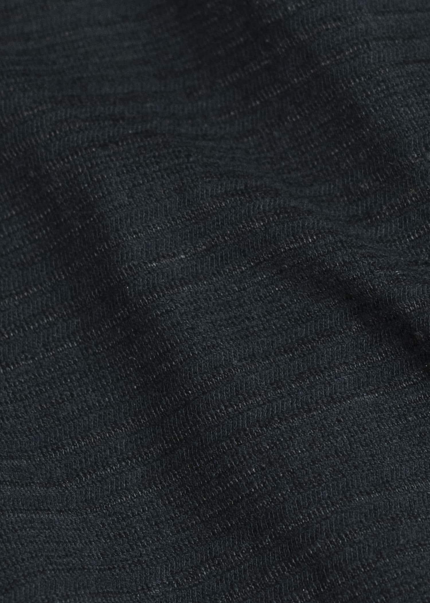 JAN-JAN VAN ESSCHE TANKTOP#18-RIPPLE JERSEY BLACK Loose Fit Tank Top With Wide Shoulders Ripple Jersey Black