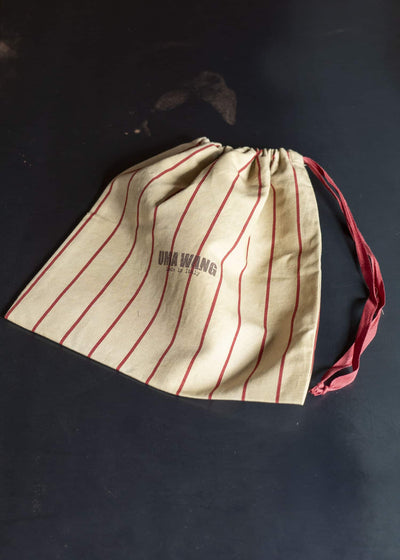 UMA WANG UB00B2 WOVEN LEATHER BELT uw900 - black