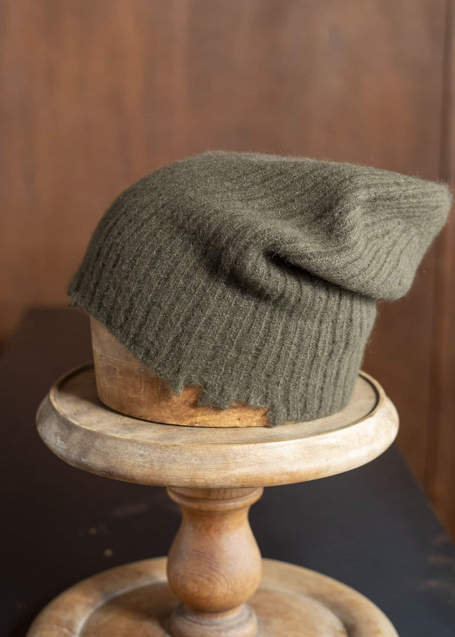 UMA WANG UK0051 SOFT HAT uw480 - army green