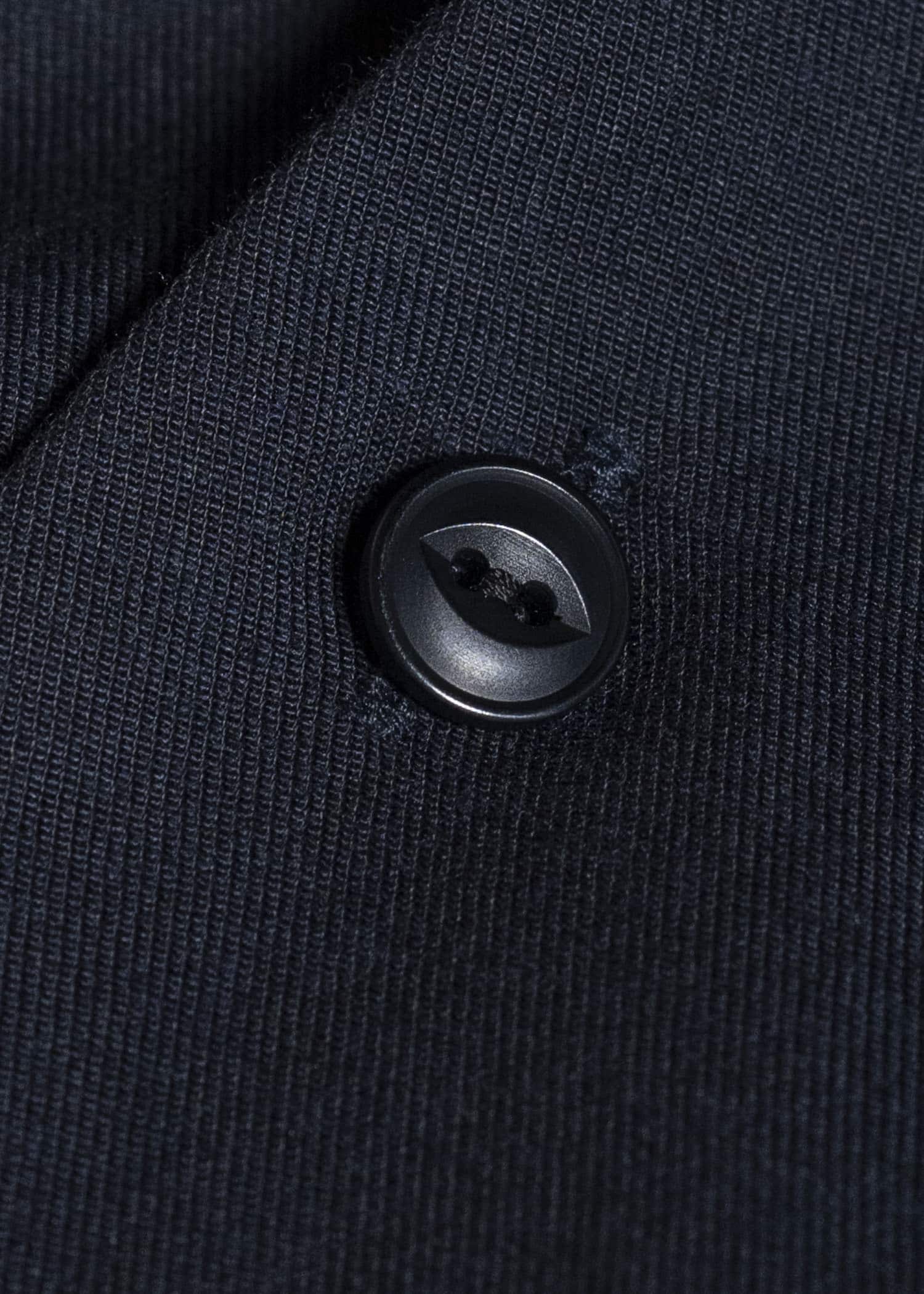 YOKO SAKAMOTO YS-26SS-49-NAVY Open Collar S/S Shirt NAVY