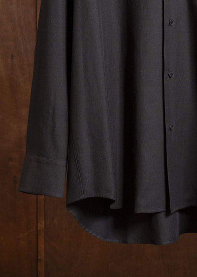 YOKO SAKAMOTO YS-26SS-48-BROWN Open Collar Shirt BROWN