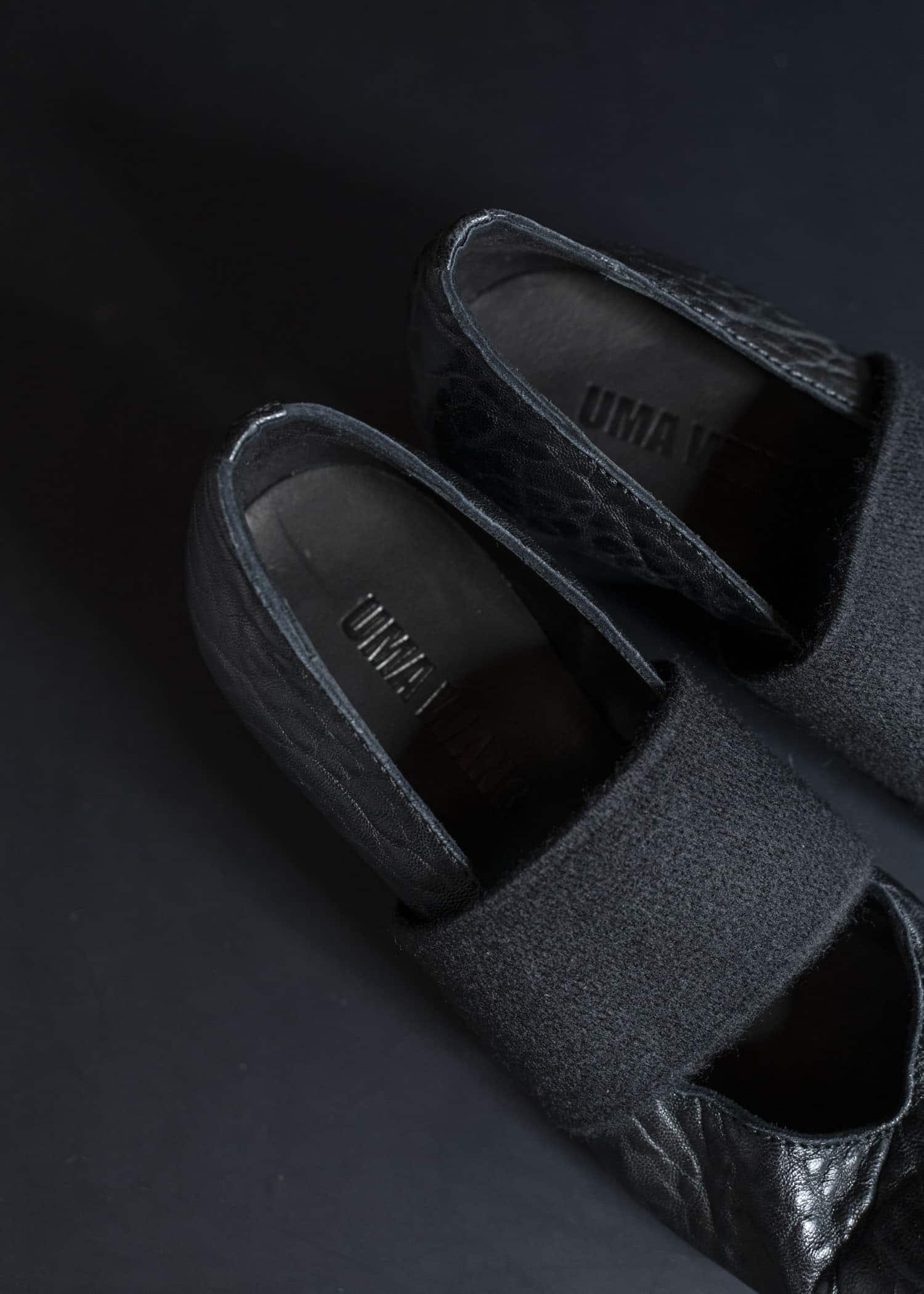 UMA WANG US9101 HIGH BALLET SHOES uw900 - black