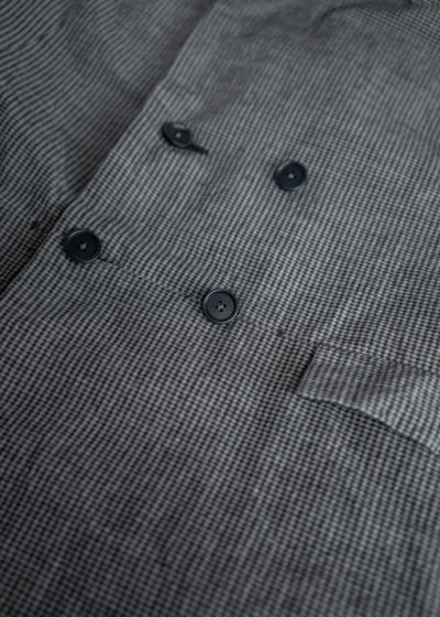 KLASICA Helen-Gh Double Breasted Semi Long Blazer