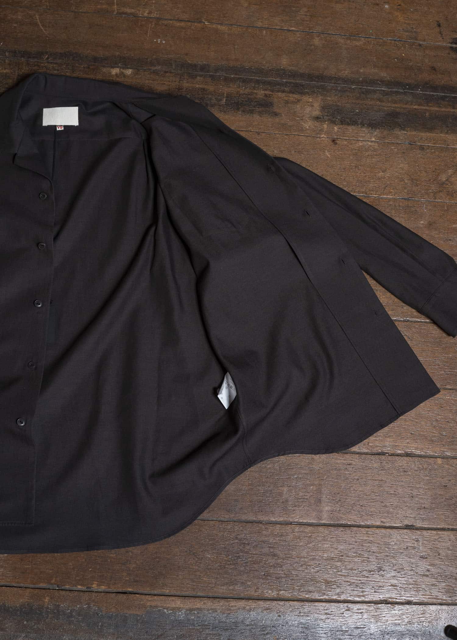 YOKO SAKAMOTO YS-26SS-48-BROWN Open Collar Shirt BROWN