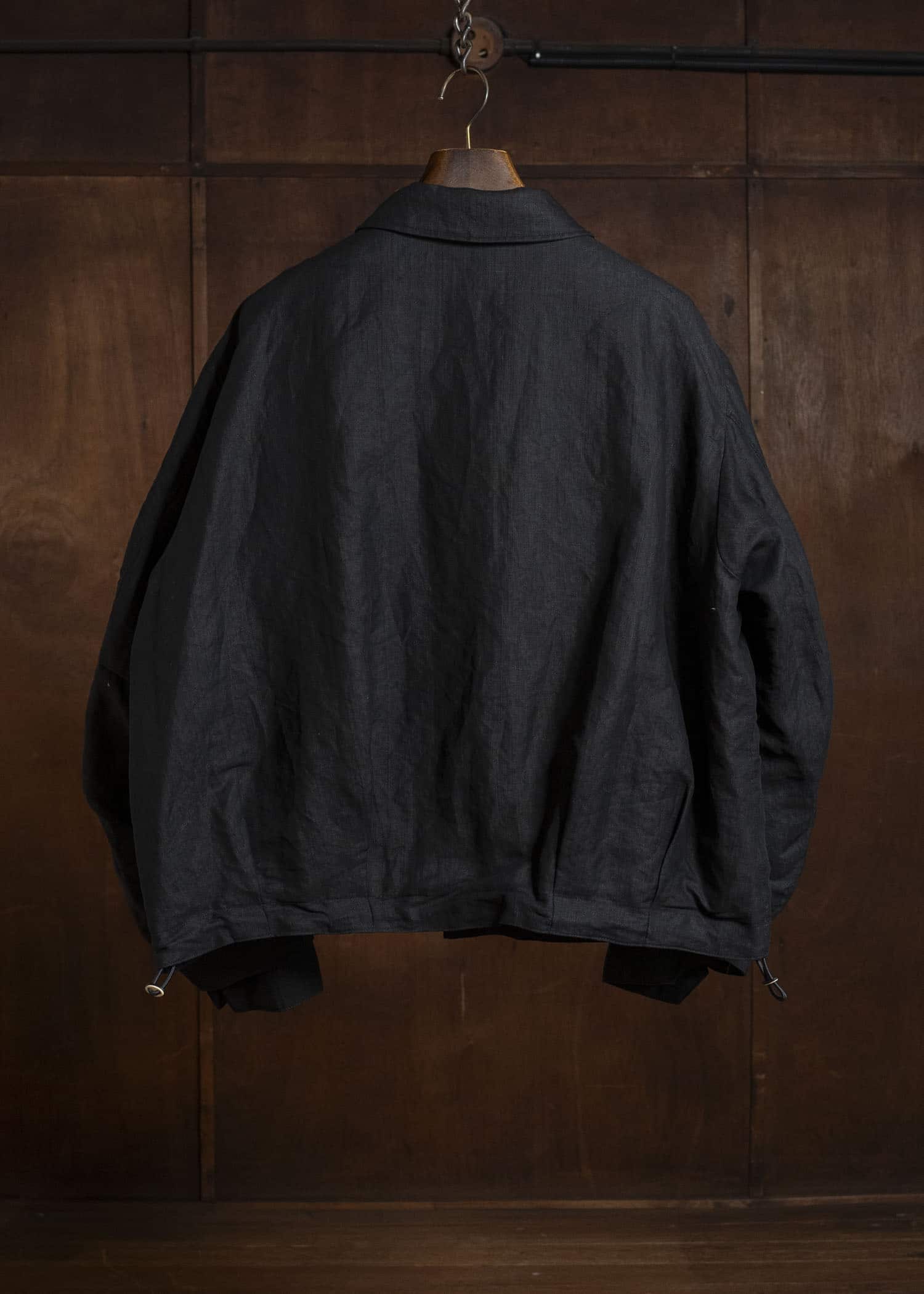 KLASICA IRWELL - DB CURVED ARM BUTTON BLOUSON BLACK