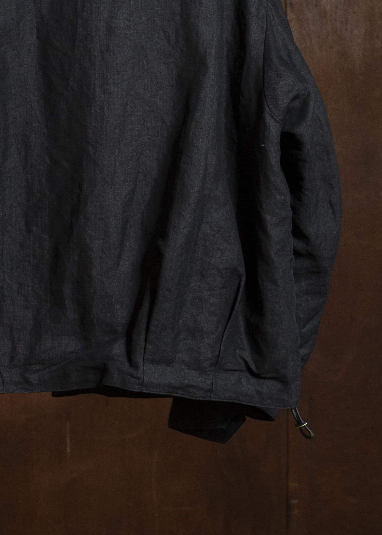 KLASICA IRWELL - DB CURVED ARM BUTTON BLOUSON BLACK