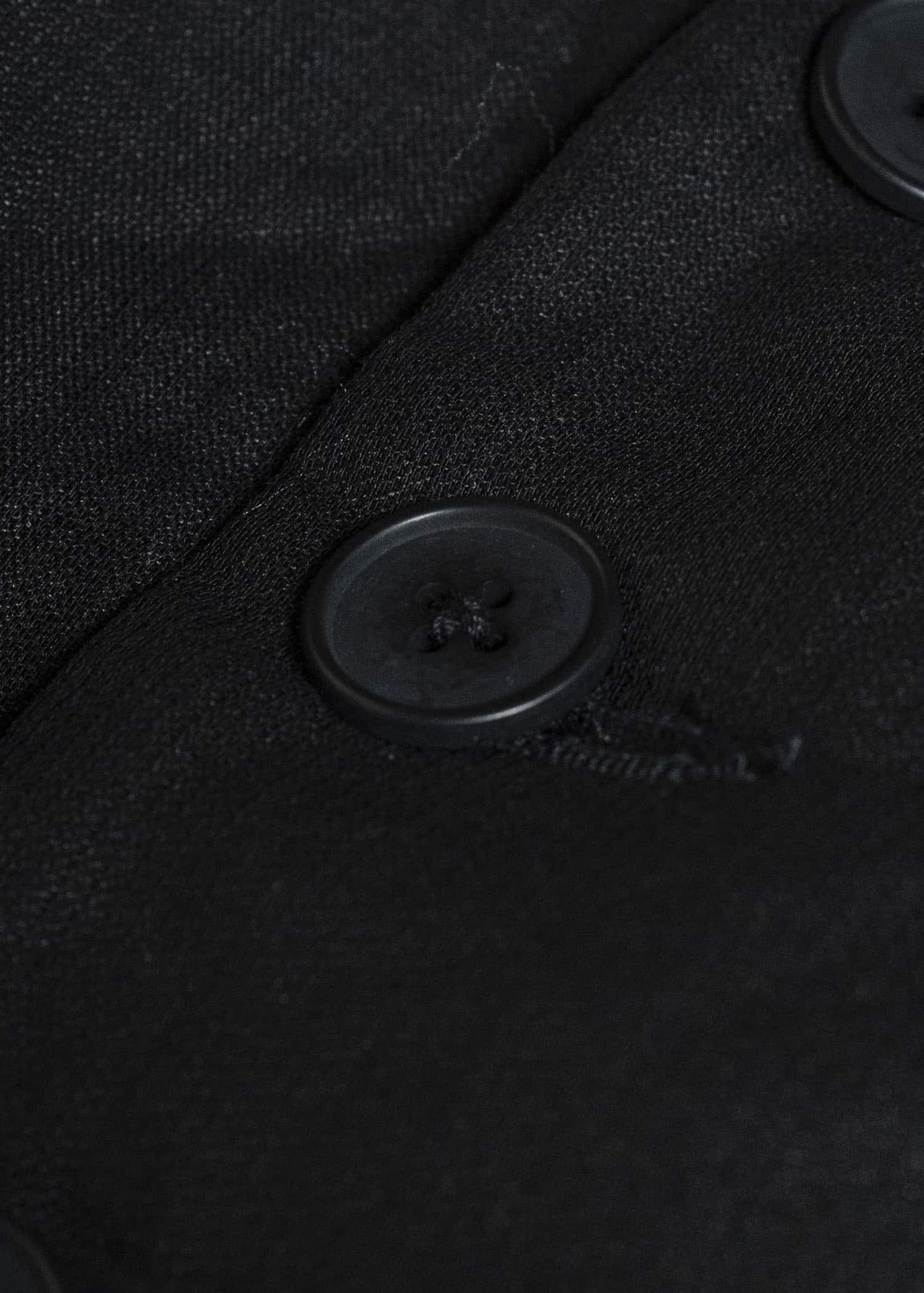 KLASICA IRWELL - DB CURVED ARM BUTTON BLOUSON BLACK