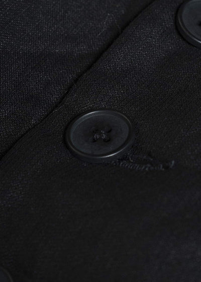 KLASICA IRWELL - DB CURVED ARM BUTTON BLOUSON BLACK