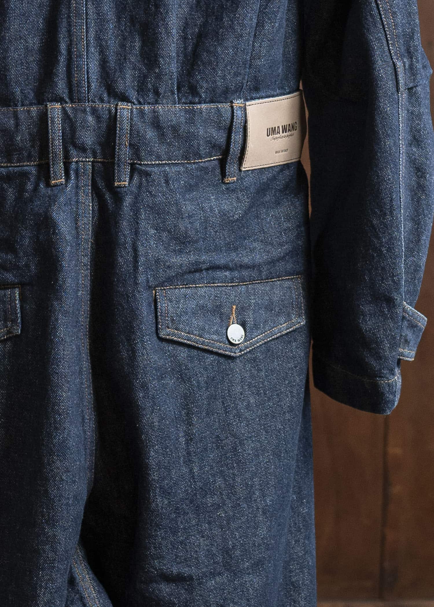 UMA WANG UM3526 PAT PANTS uw300 - blue