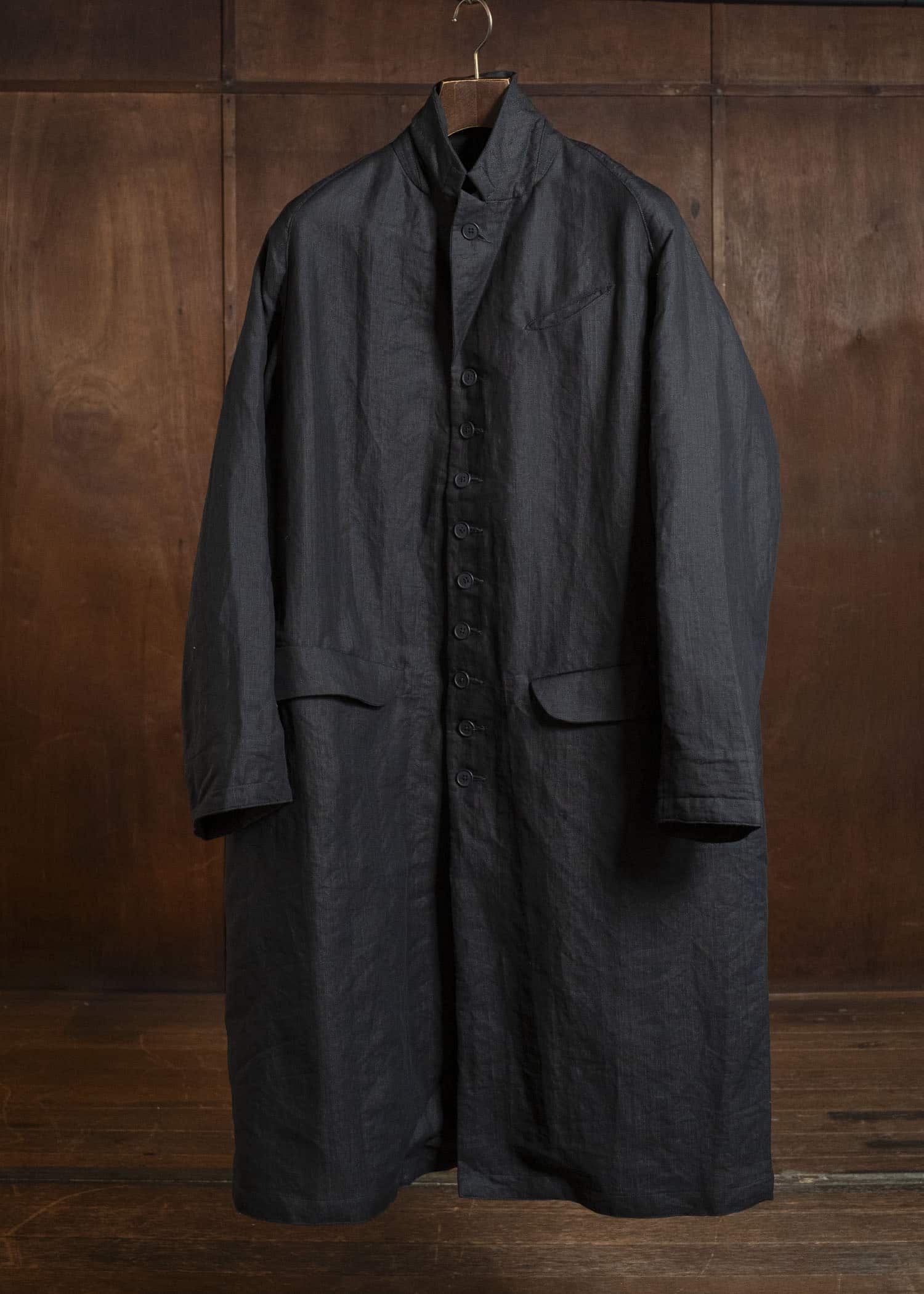 KLASICA PHILIA-db 10B CLASSIC RAGLAN COAT BLACK