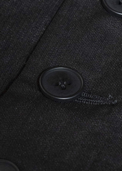 KLASICA PHILIA-db 10B CLASSIC RAGLAN COAT BLACK