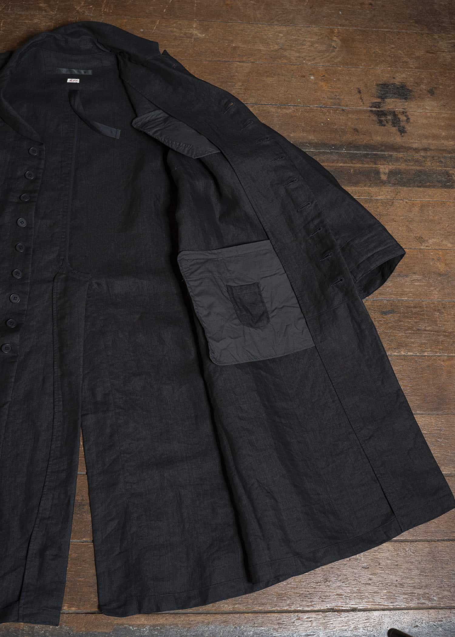 KLASICA PHILIA-db 10B CLASSIC RAGLAN COAT BLACK