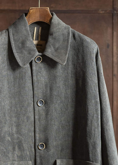 UMA WANG UM8522 COOLLY COAT uw890 - dark grey