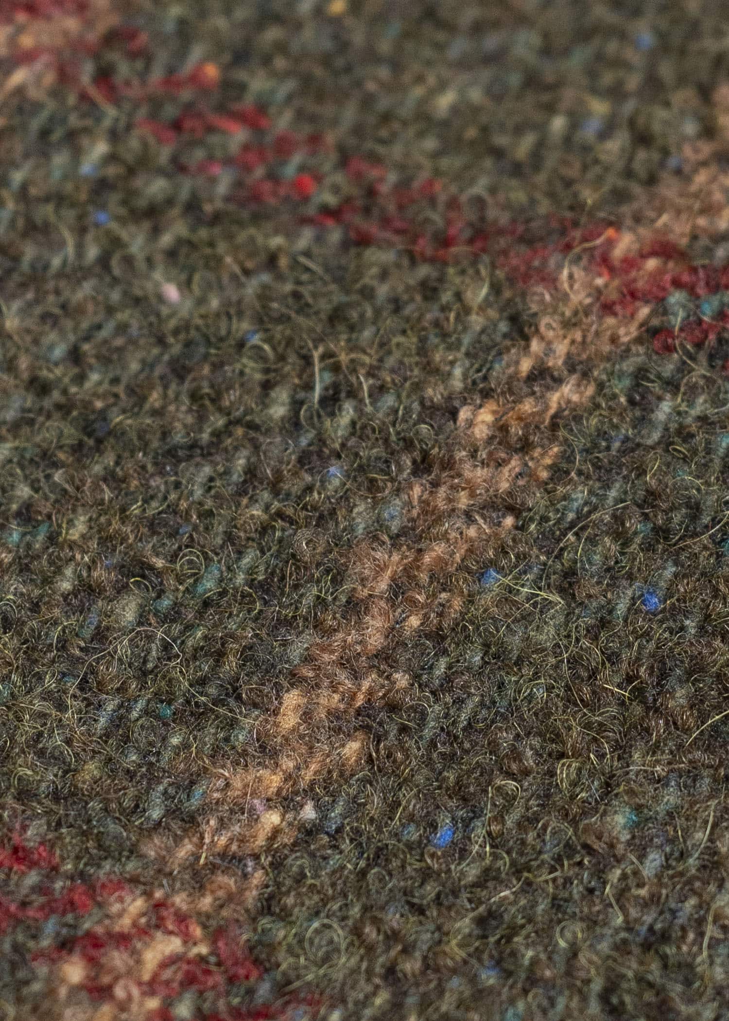 UMA WANG UM8506 CASSIE COAT uw472 - green/red/tan