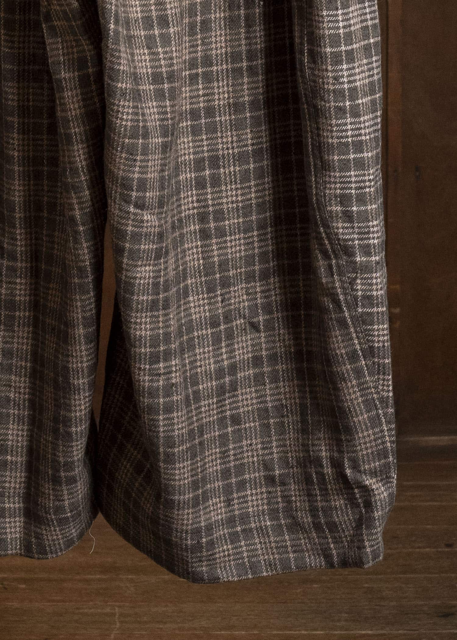 Gathering Textiles Fisherman Pants Brown Red Cheks FIP01-FW-CG