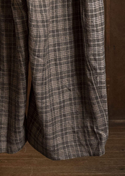 Gathering Textiles Fisherman Pants Brown Red Cheks FIP01-FW-CG
