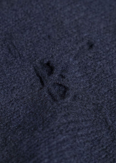 UMA WANG UK7595 ROUND NECK TOP uw390 - dark blue