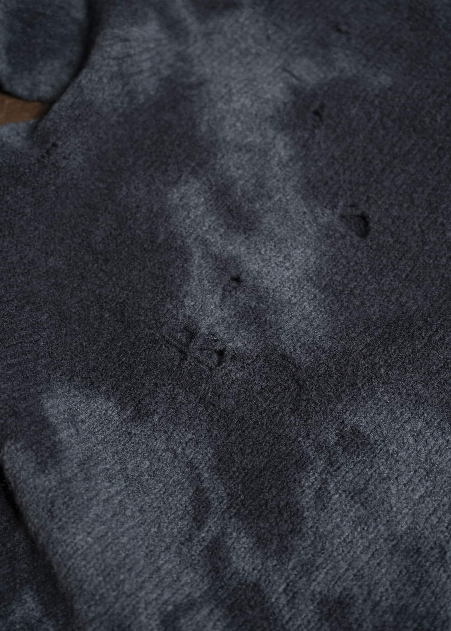 UMA WANG UK7595 ROUND NECK TOP uw890 - dark grey