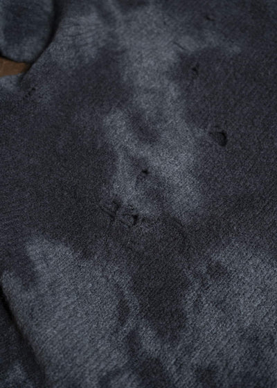 UMA WANG UK7595 ROUND NECK TOP uw890 - dark grey