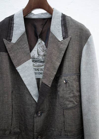 ZIGGY CHEN CLASSIC PATCHWORK 2B BLAZER