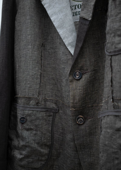 ZIGGY CHEN CLASSIC PATCHWORK 2B BLAZER