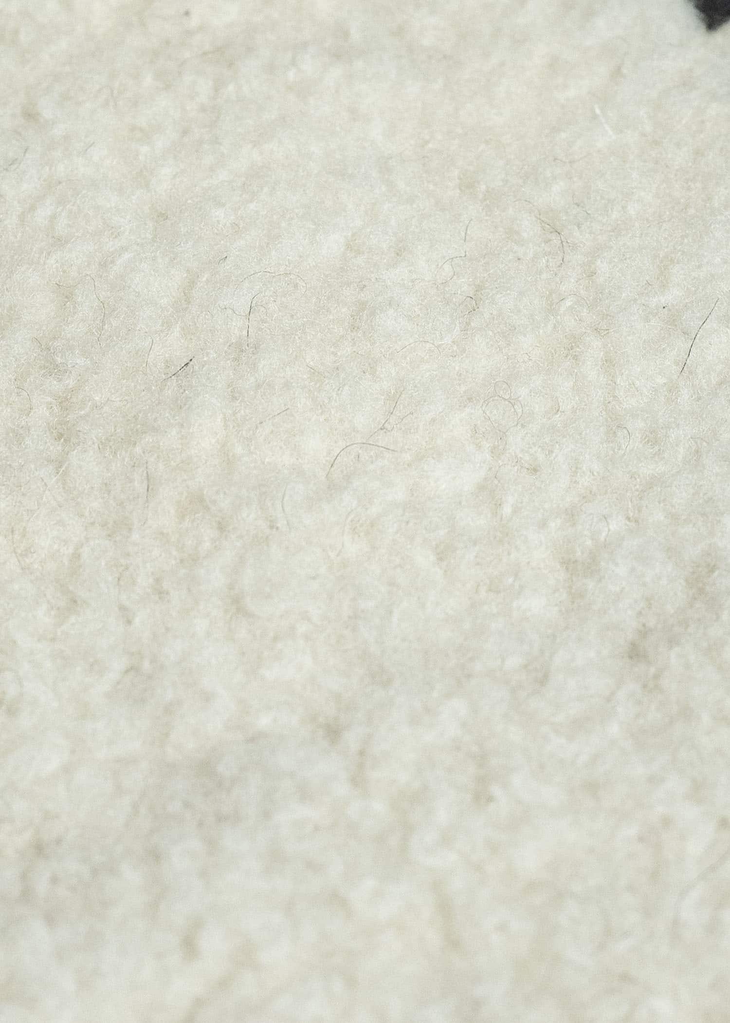 Gathering Textiles Scarf Mini Handwoven And Handfelted Lambs Wool , Naturally Cream SCM-WL-WH