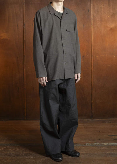 Jurgen Lehl Open Collar LS Shirt Ink J0151FBM104