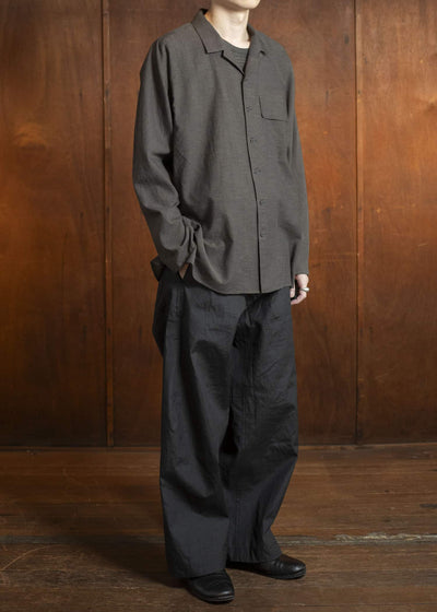 Jurgen Lehl Open Collar LS Shirt Ink J0151FBM104