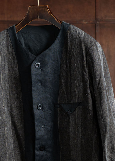 KLASICA Verk Reversible Collar Less Blouson