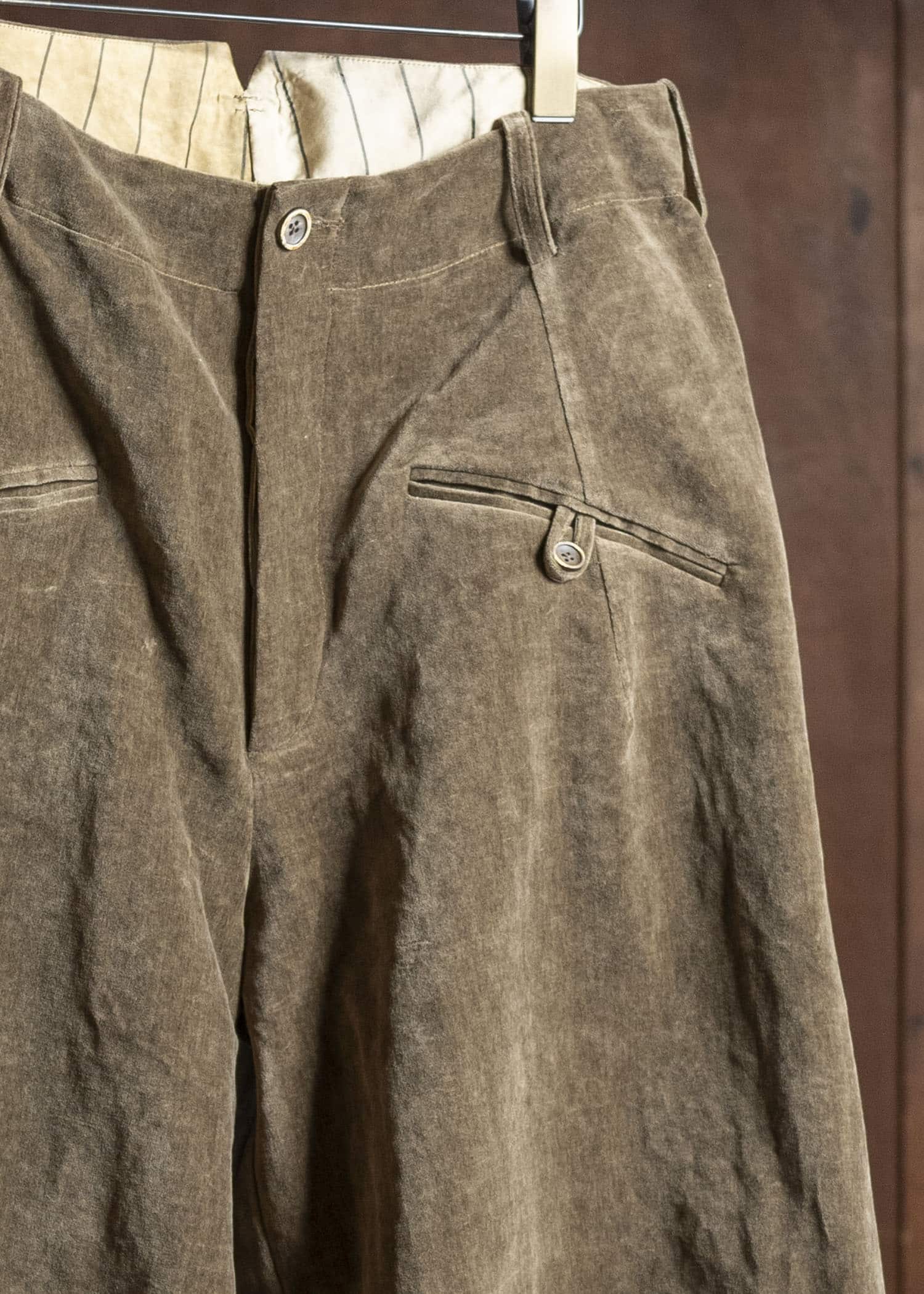 UMA WANG UM3542 PRUDENT PANTS uw240 - mustard