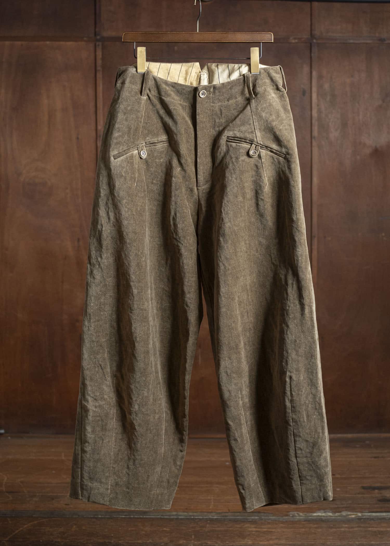 UMA WANG UM3542 PRUDENT PANTS uw240 - mustard